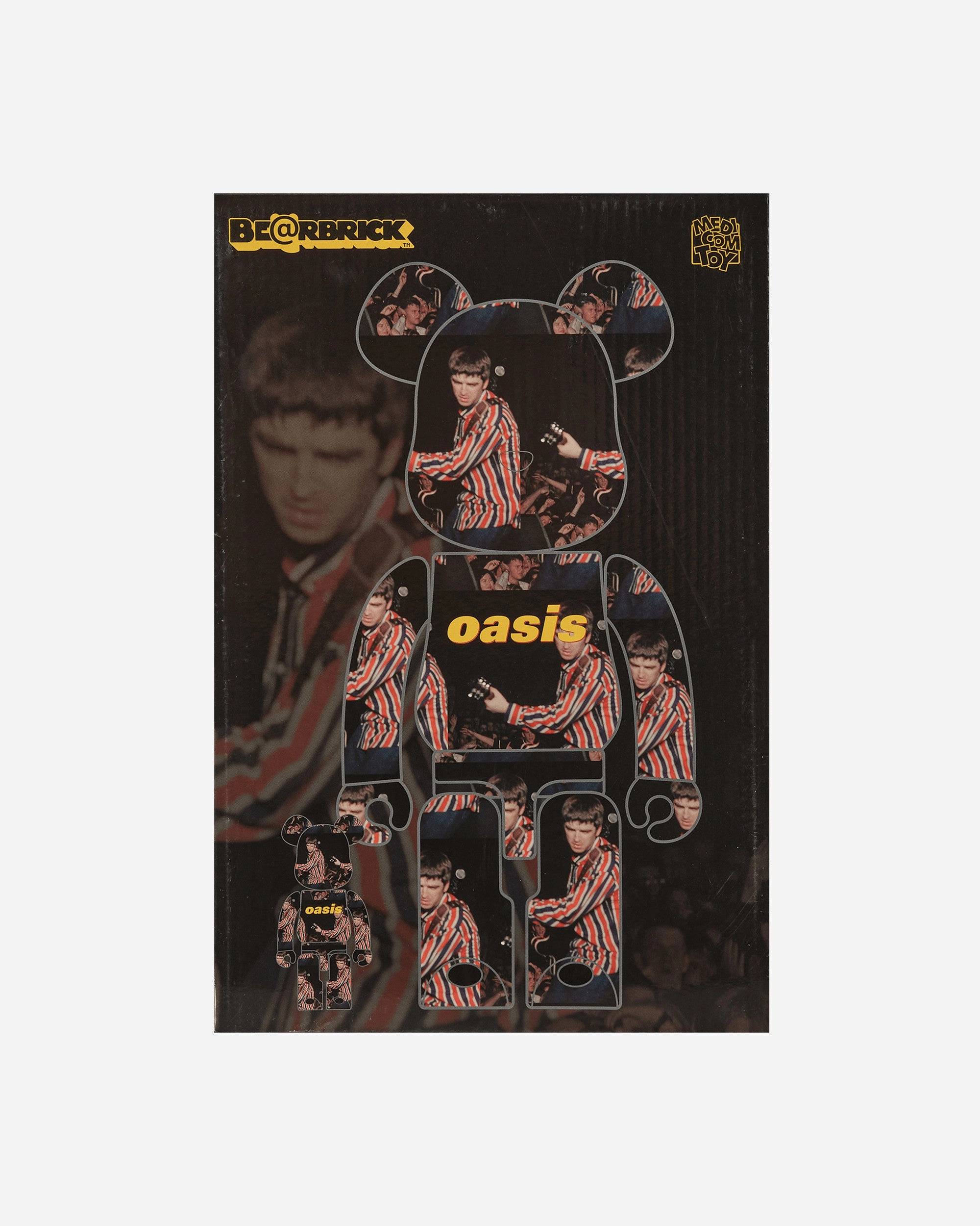 100% 400% Oasis Knebworth 1996 - Noel Gallagher Be@rbrick Multicolor