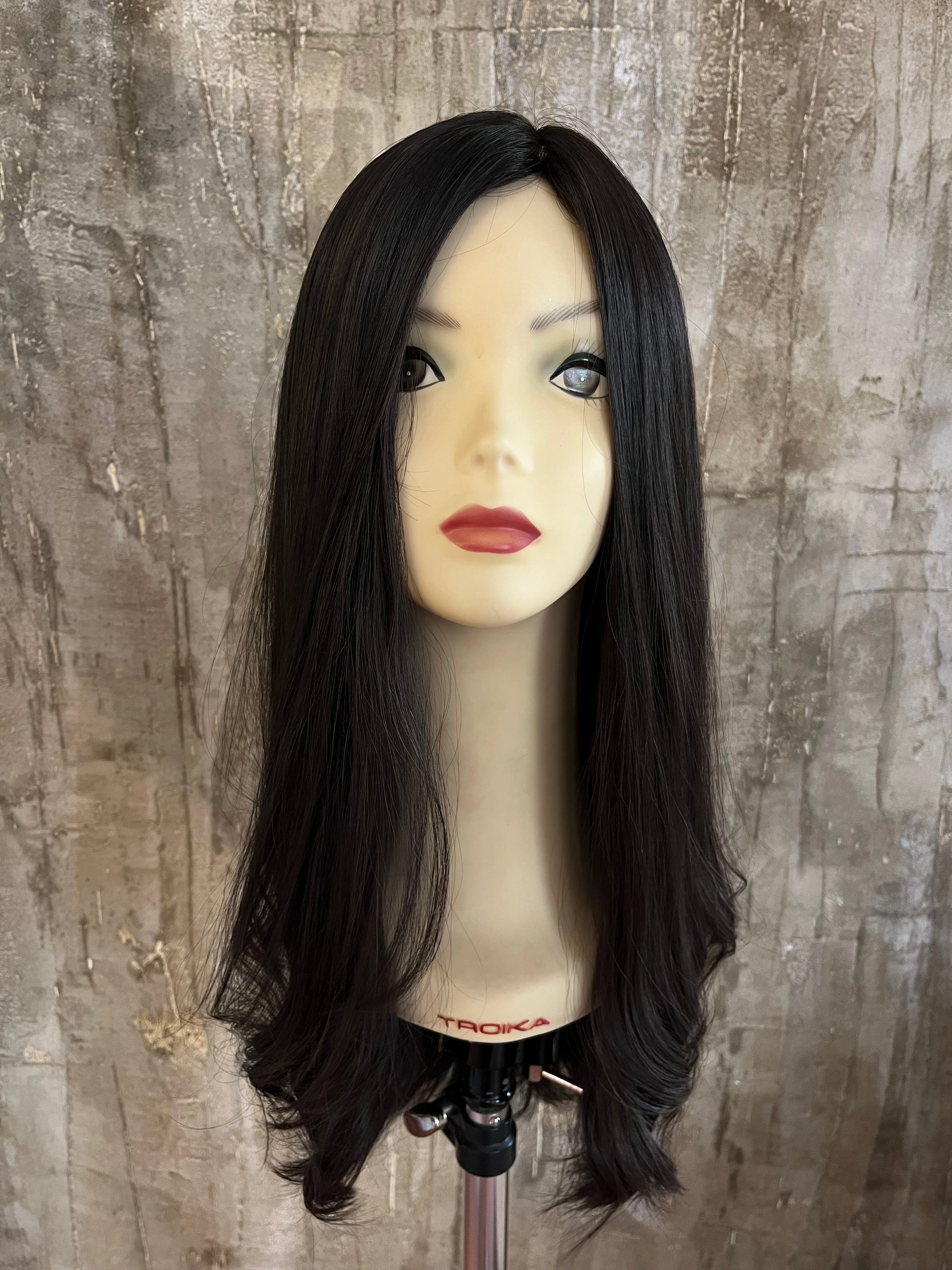 100% EUROPEAN VIRGIN HUMAN HAIR 25" DARKER BROWN