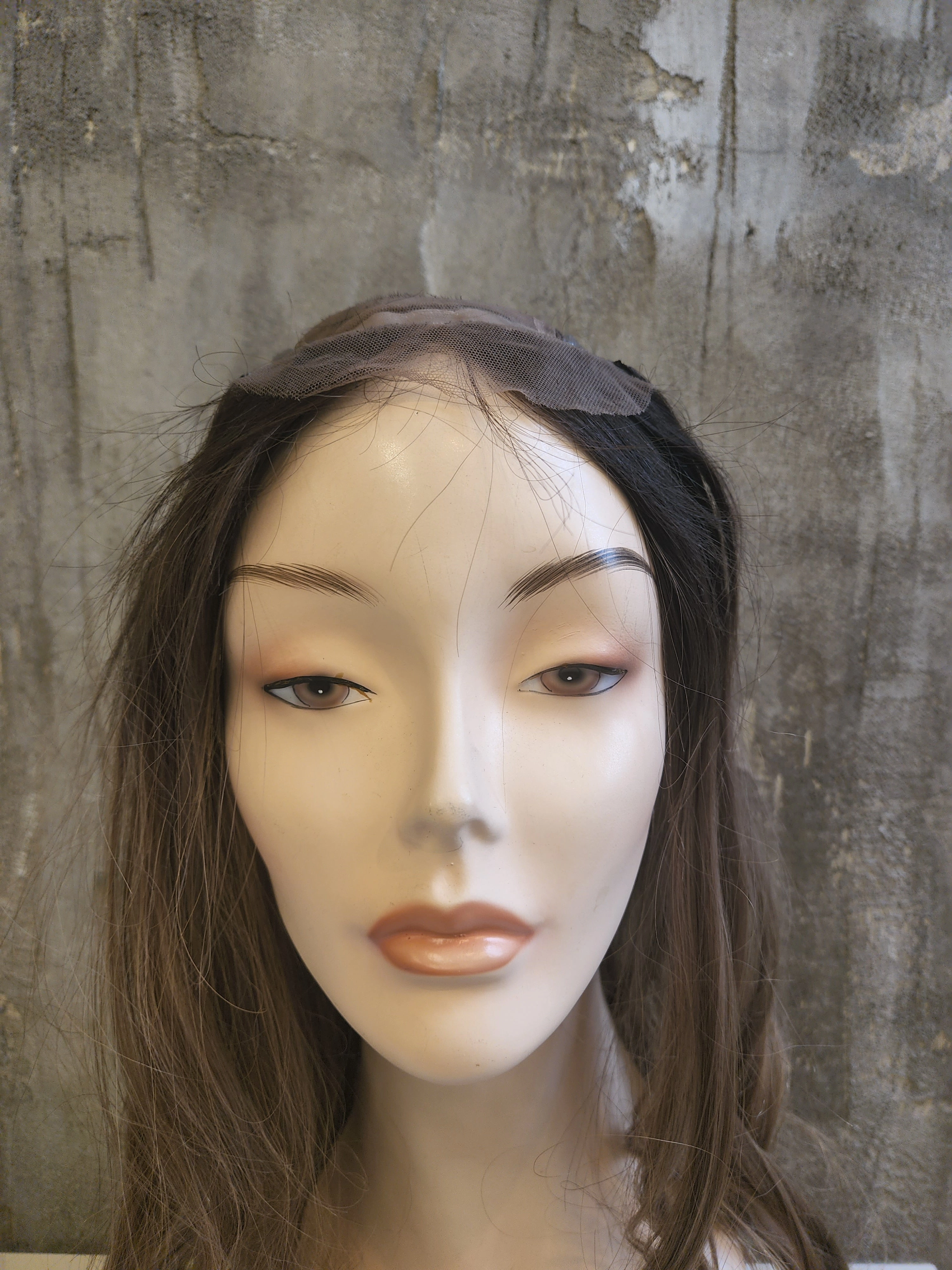 100% NATURAL VIRGIN EUROPEAN HUMAN HAIR TOPPER 20" OMBRE