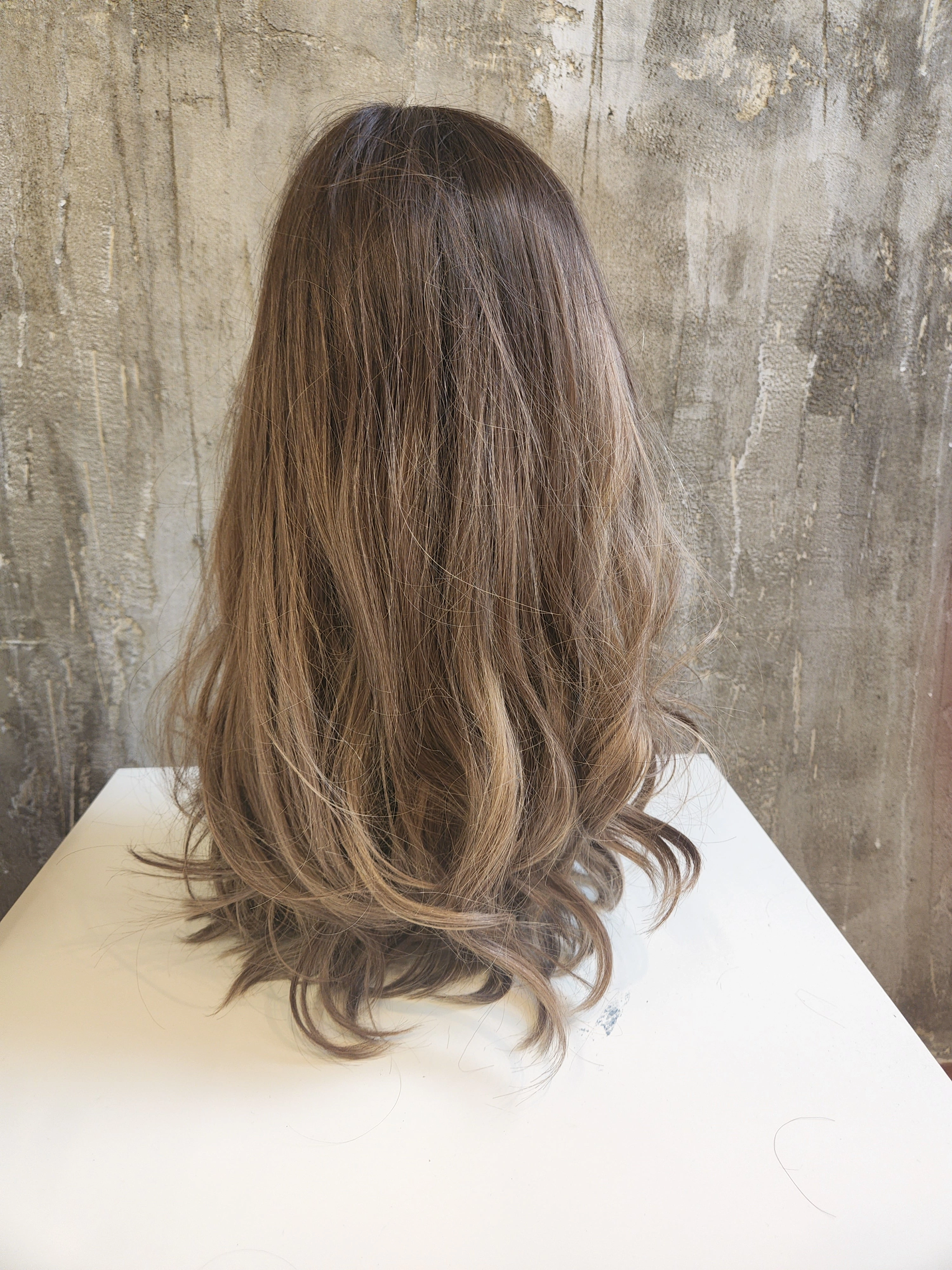 100% NATURAL VIRGIN EUROPEAN HUMAN HAIR TOPPER 20" OMBRE