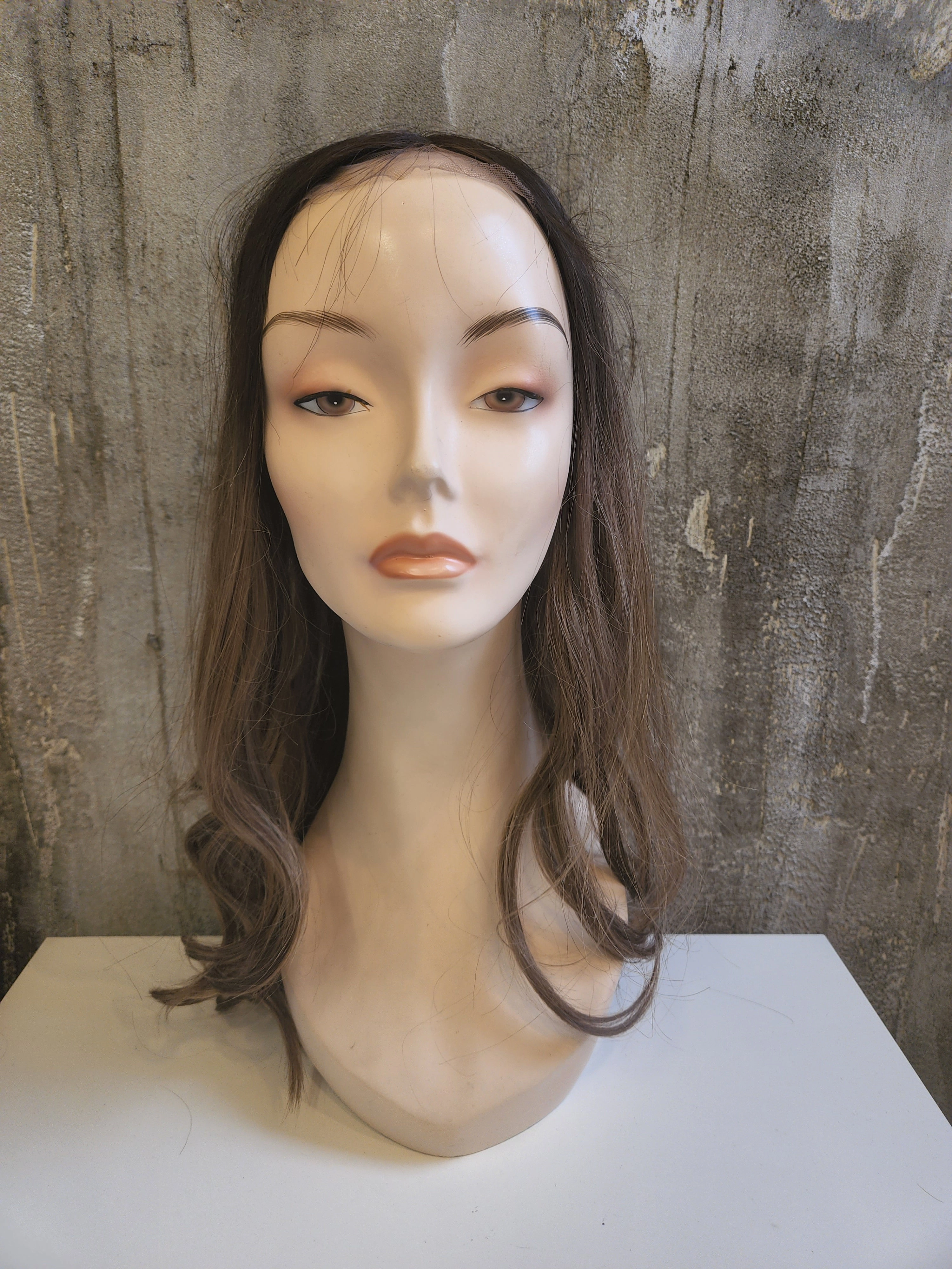 100% NATURAL VIRGIN EUROPEAN HUMAN HAIR TOPPER 20" OMBRE