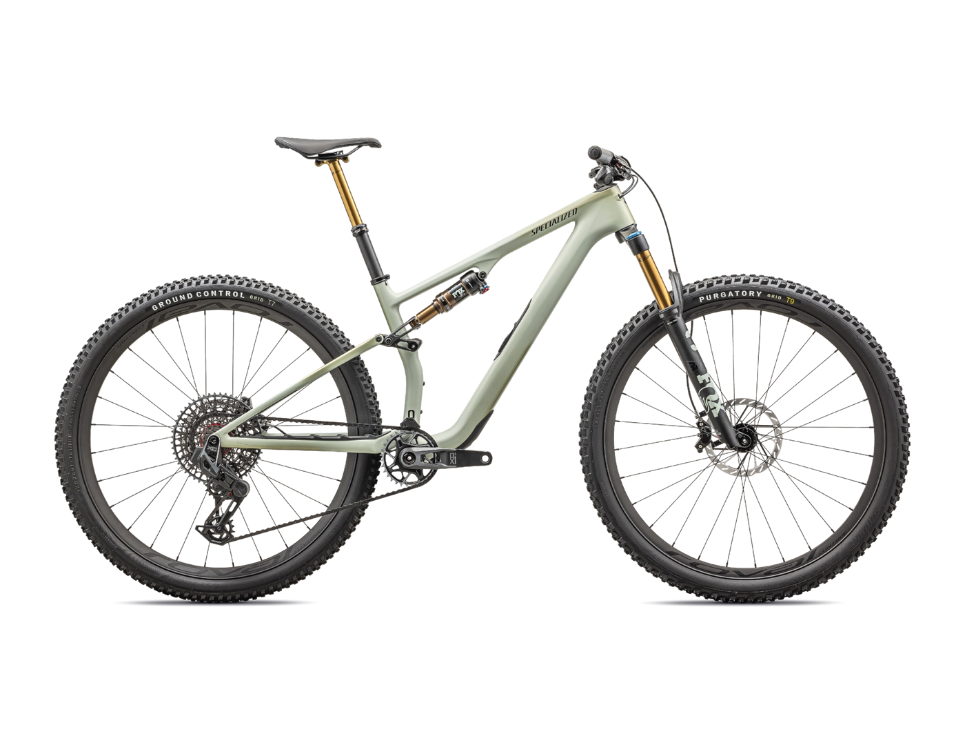 2024 Specialized EPIC 8 Evo Pro Mountain Bike - Small, Satin Forest Green/Spruce/Metallic Spruce
