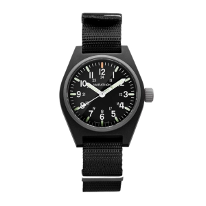 34mm Black General Purpose Quartz with MaraGlo (GPQ)