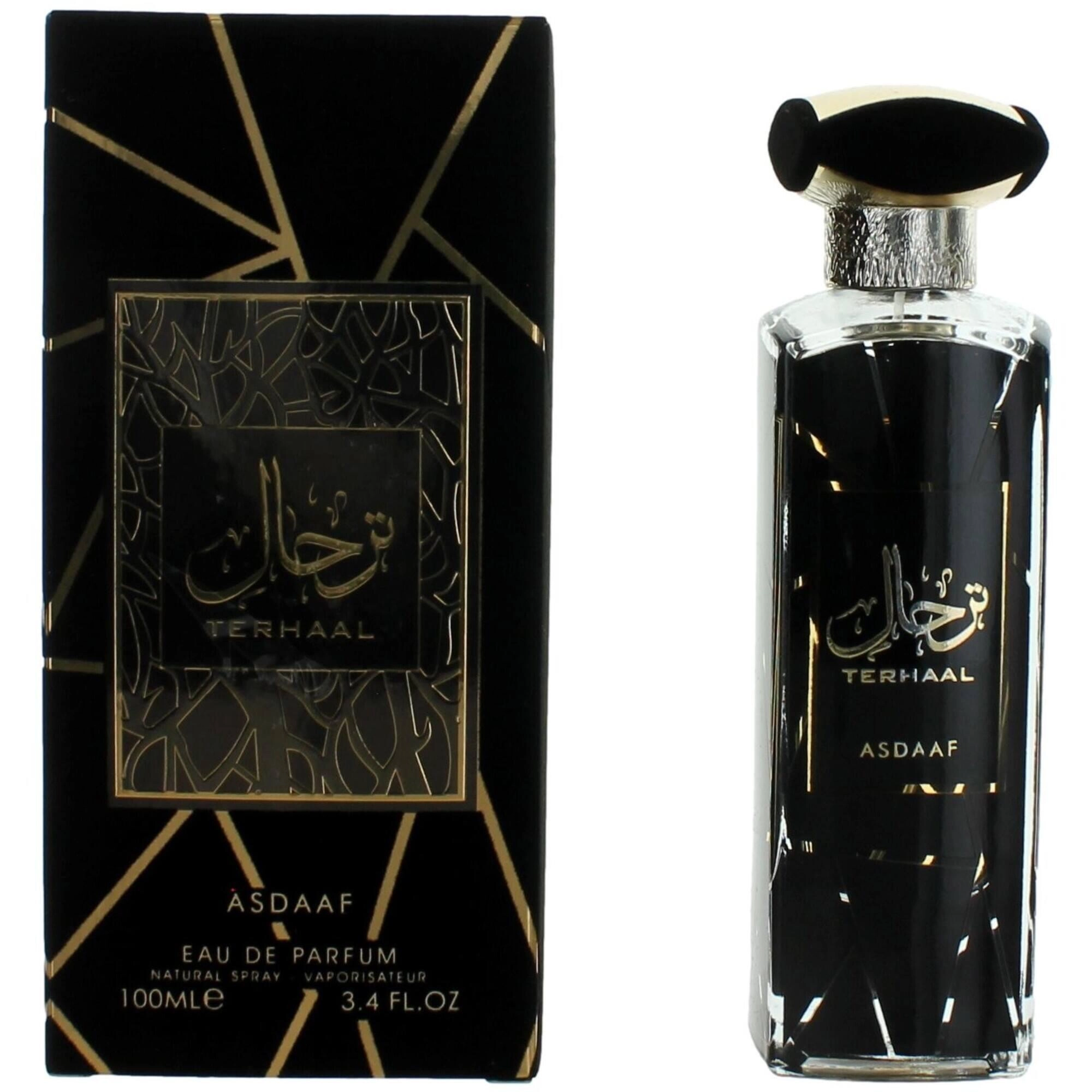 Asdaaf Unisex Eau De Parfum Spray - Terhaal Invigorating Blend of Notes, 3.4 oz