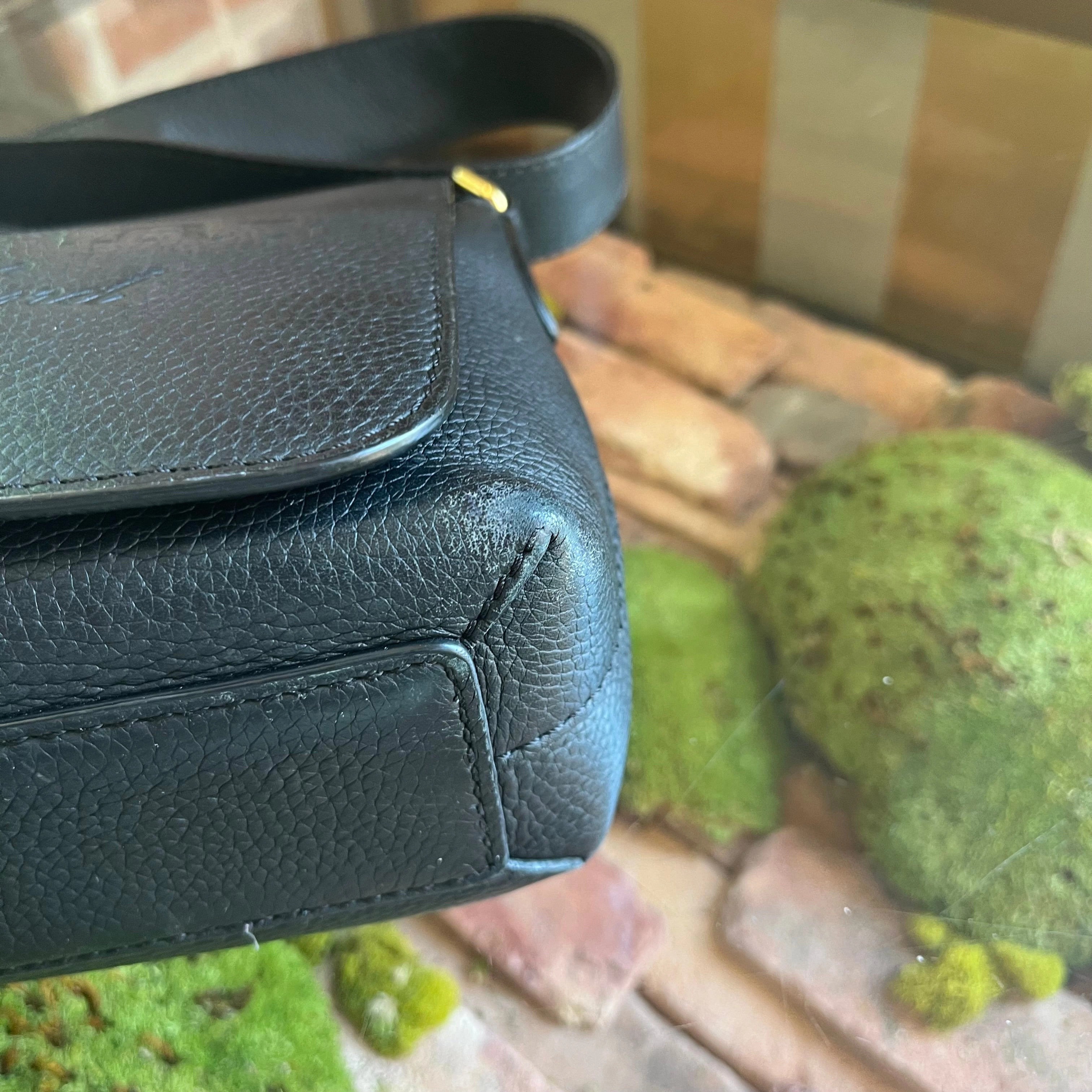 BURBERRY Burleigh Black Leather Small Crossbody