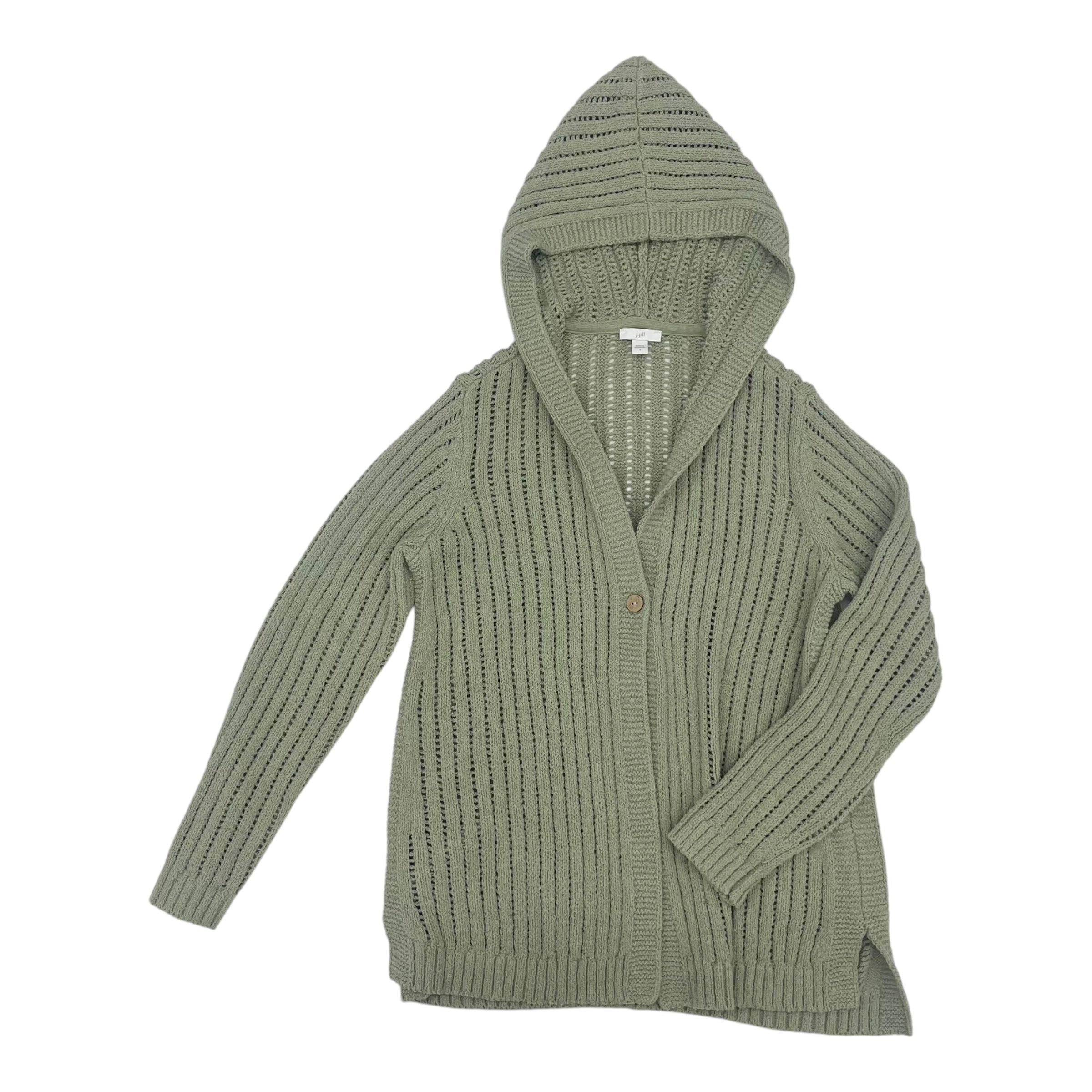 Cardigan By J. Jill In Green, Size:S