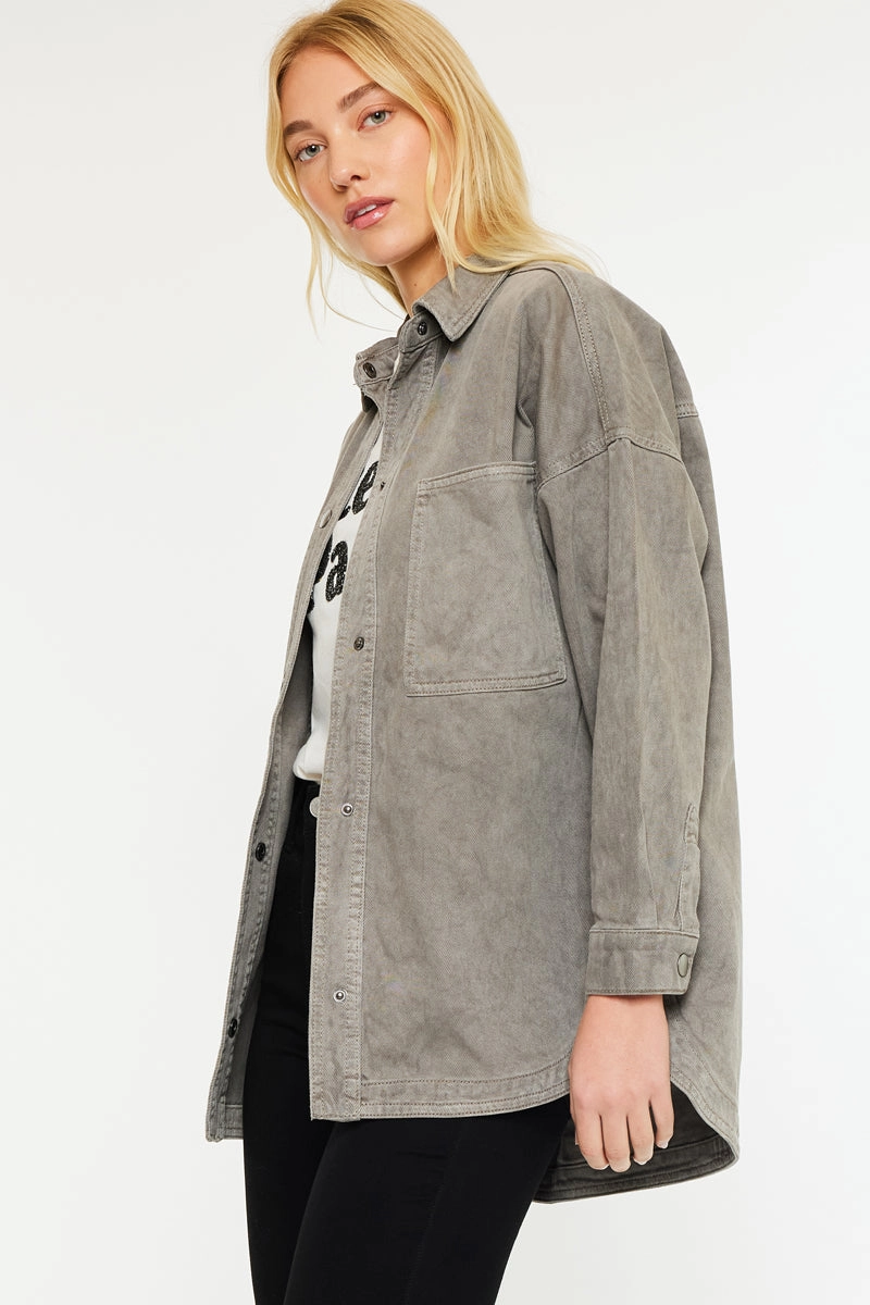Claire Oversized Shirt Jacket