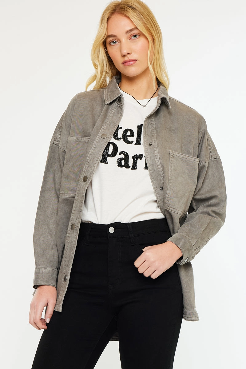 Claire Oversized Shirt Jacket