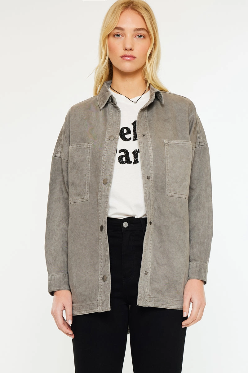 Claire Oversized Shirt Jacket