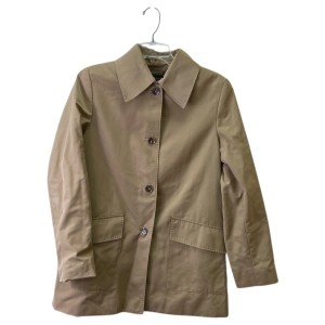 Coat Trench Coat By Brooks Brothers In Tan, Size:M
