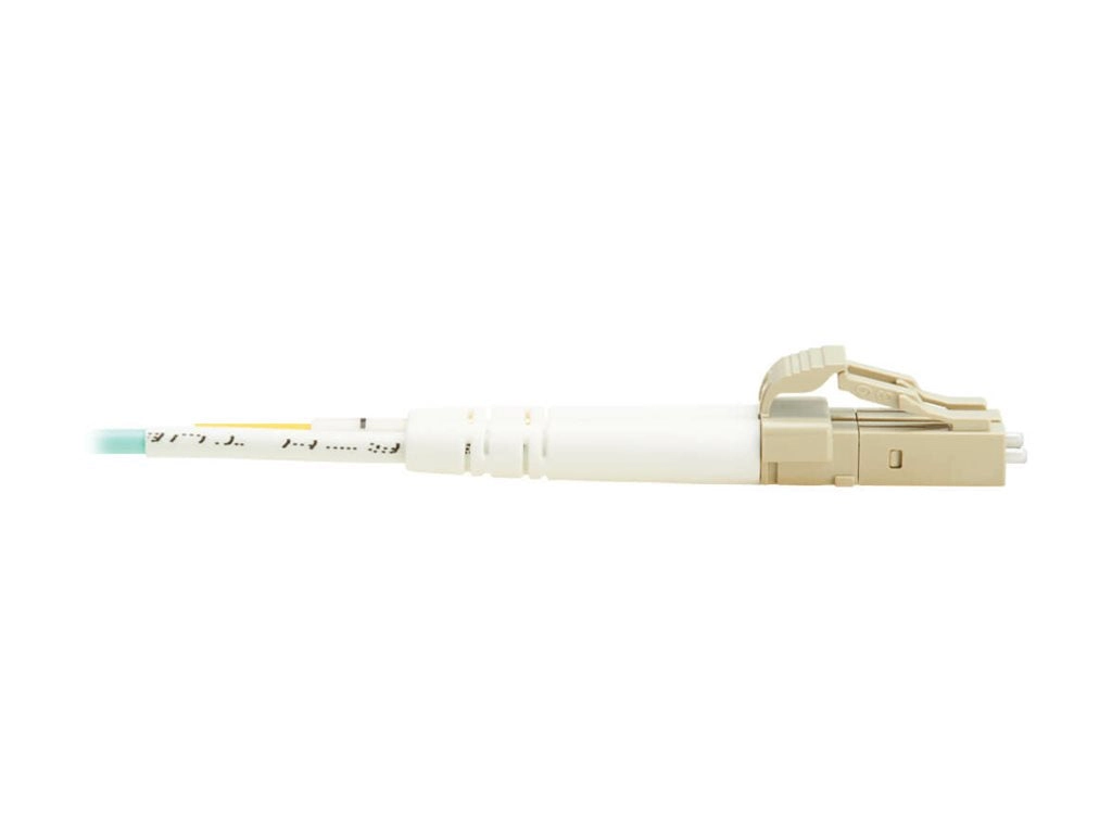Eaton Tripp Lite Series 10Gb/40Gb/100Gb Duplex Multimode 50/125 OM4 LSZH Fiber Patch Cable (LC/LC), Aqua, 3M (9.8 ft.), TAA - N820-03M-OM4TAA