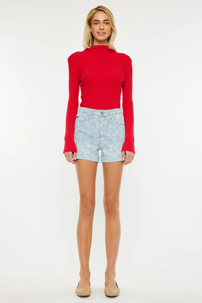 Lilly Floral High Rise Shorts