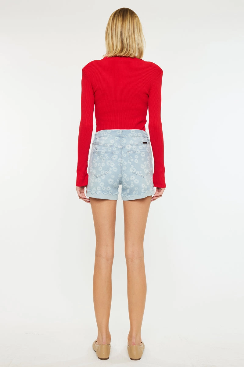 Lilly Floral High Rise Shorts