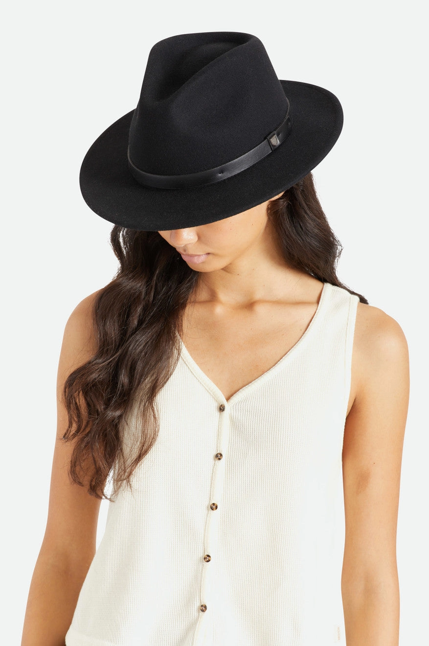 Messer Fedora - Black/Black