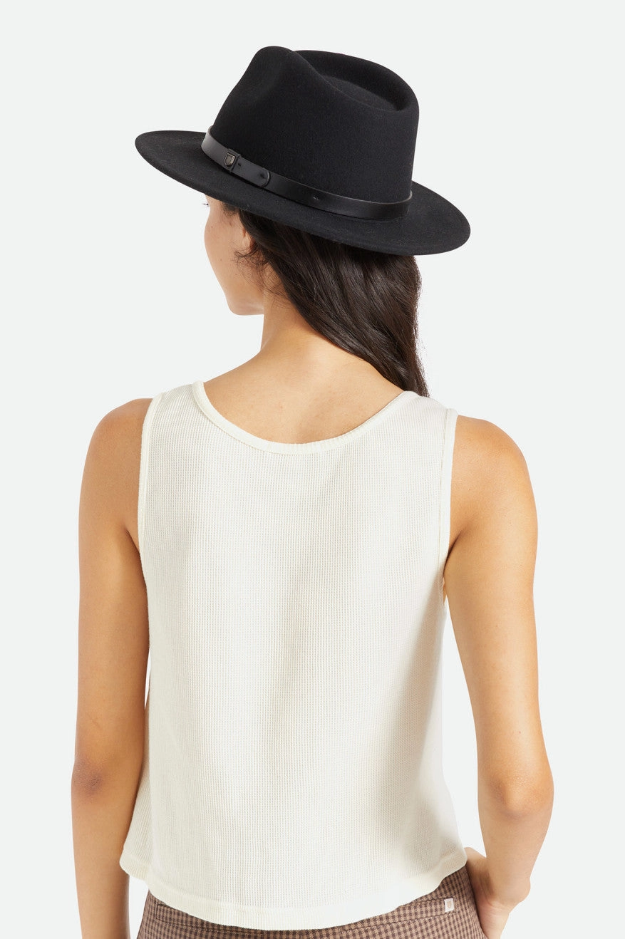 Messer Fedora - Black/Black