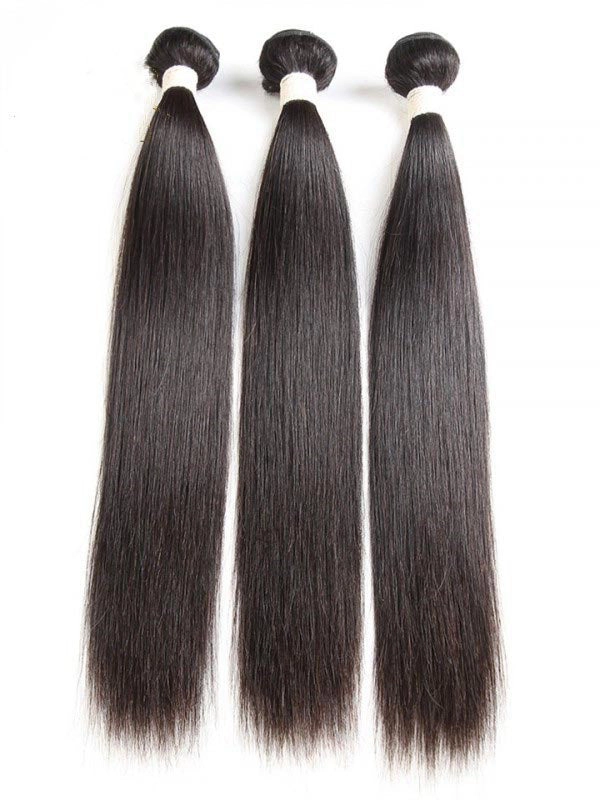 Natural Color Brazilian Hair Bundles Remy Human Hair Silky Hair Bundles CF484