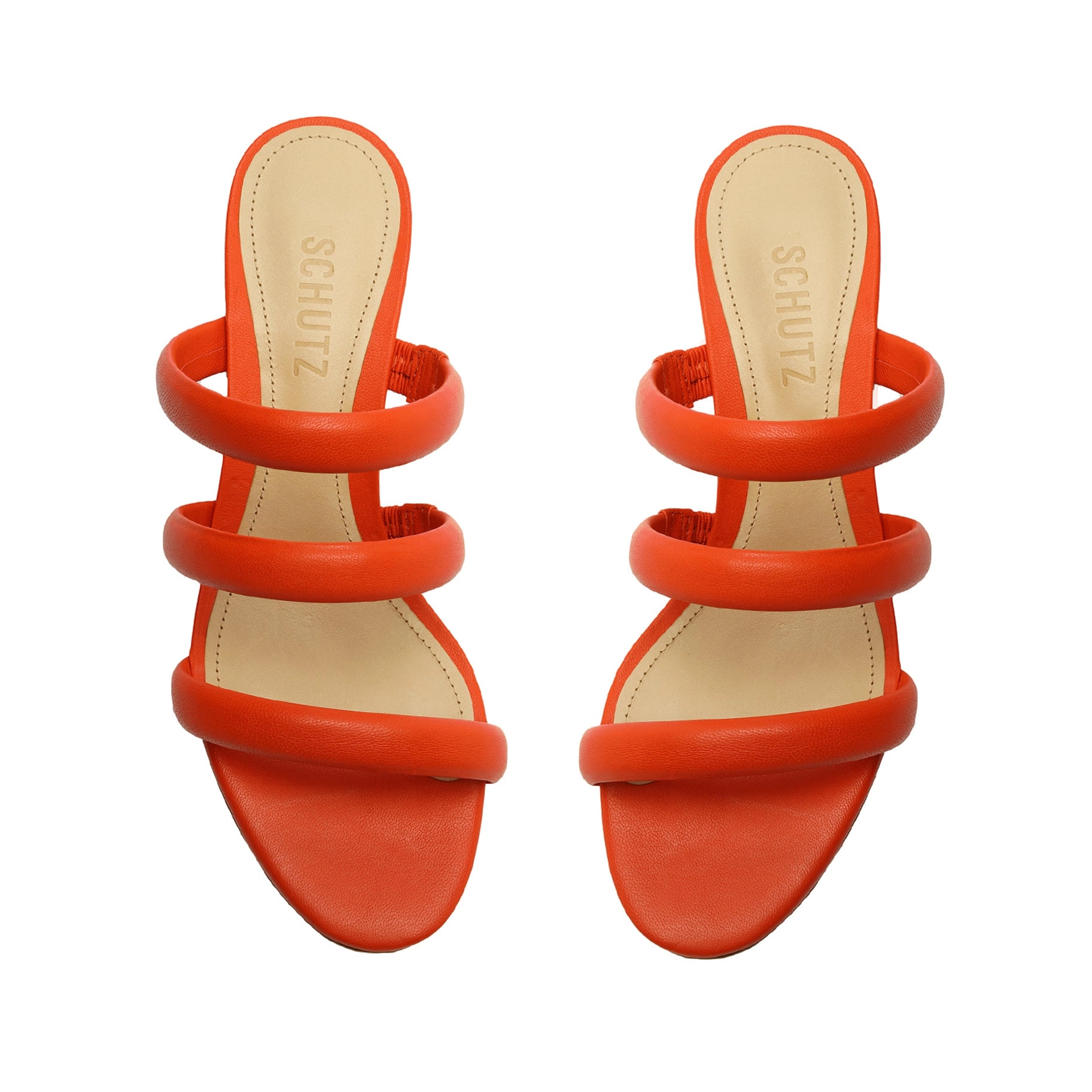 Olly Mid Block Nappa Leather Sandal