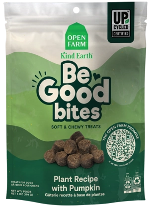 Open Farm Be Good Bites Plant and Pumpkin Dog Treats