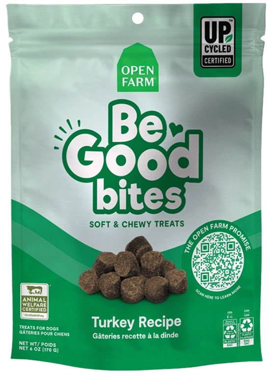 Open Farm Be Good Bites Turkey Dog Treats
