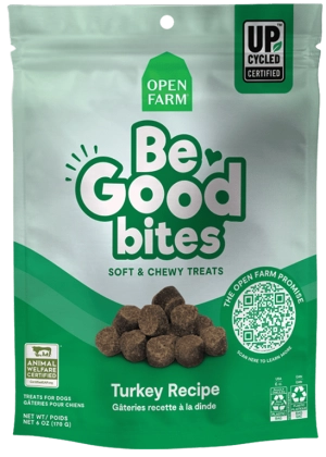 Open Farm Be Good Bites Turkey Dog Treats