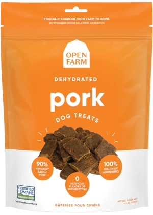 Open Farm Dehydrated Grain Free Pork Dog Treats