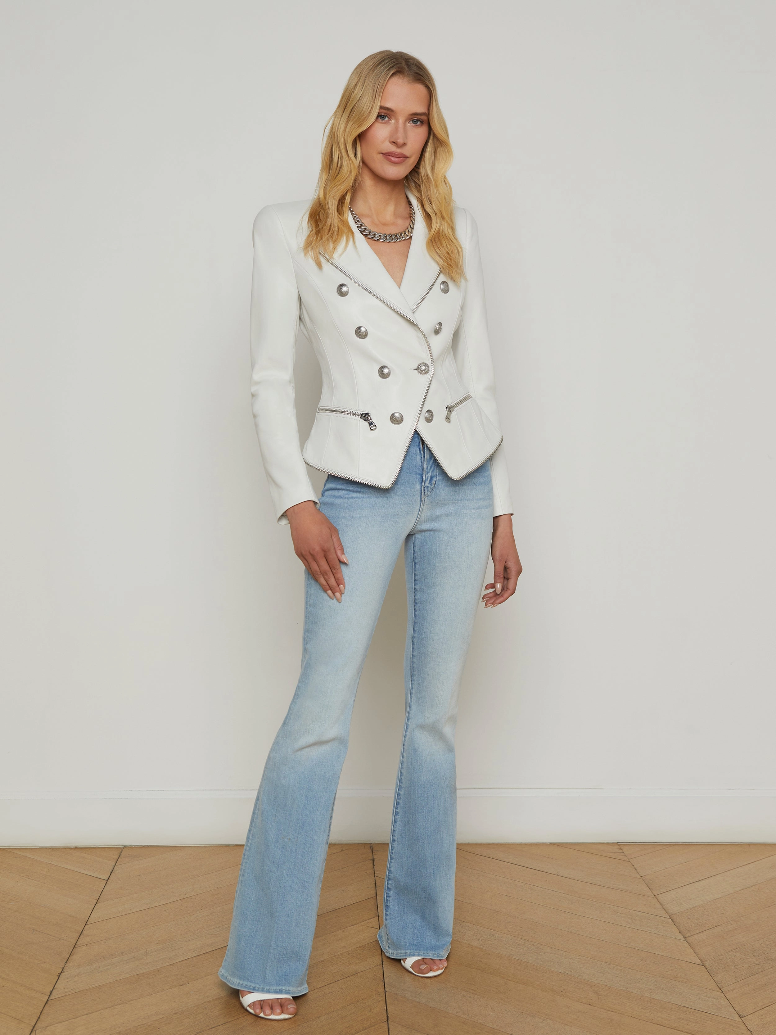Ottilie Leather Blazer