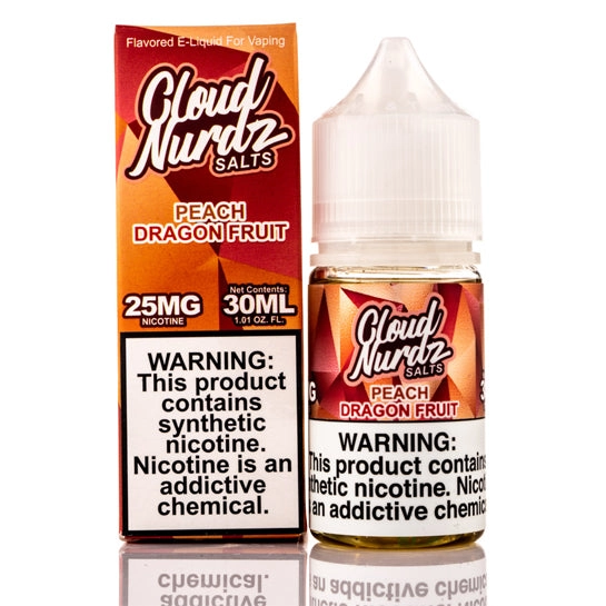 Peach Dragon Fruit Salt - Cloud Nurdz E-Juice