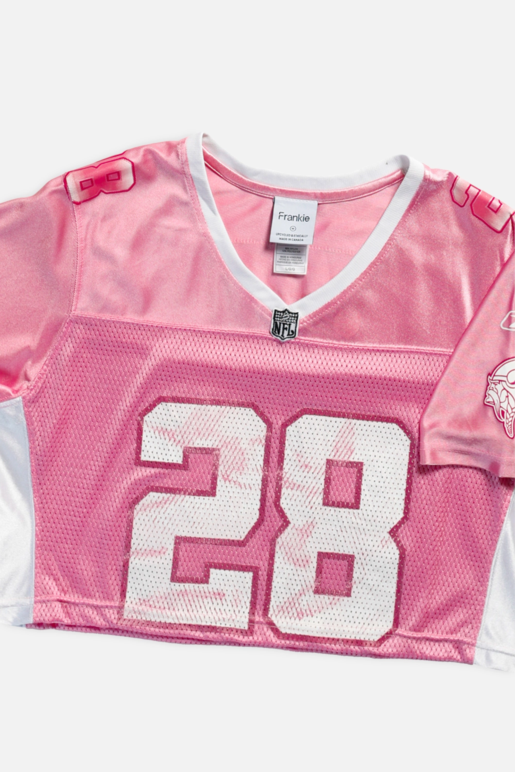 Rework Crop Minnesota Vikings NFL Jersey - M