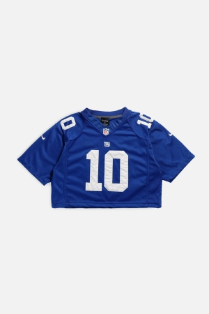 Rework Crop NY Giants NFL Jersey - M
