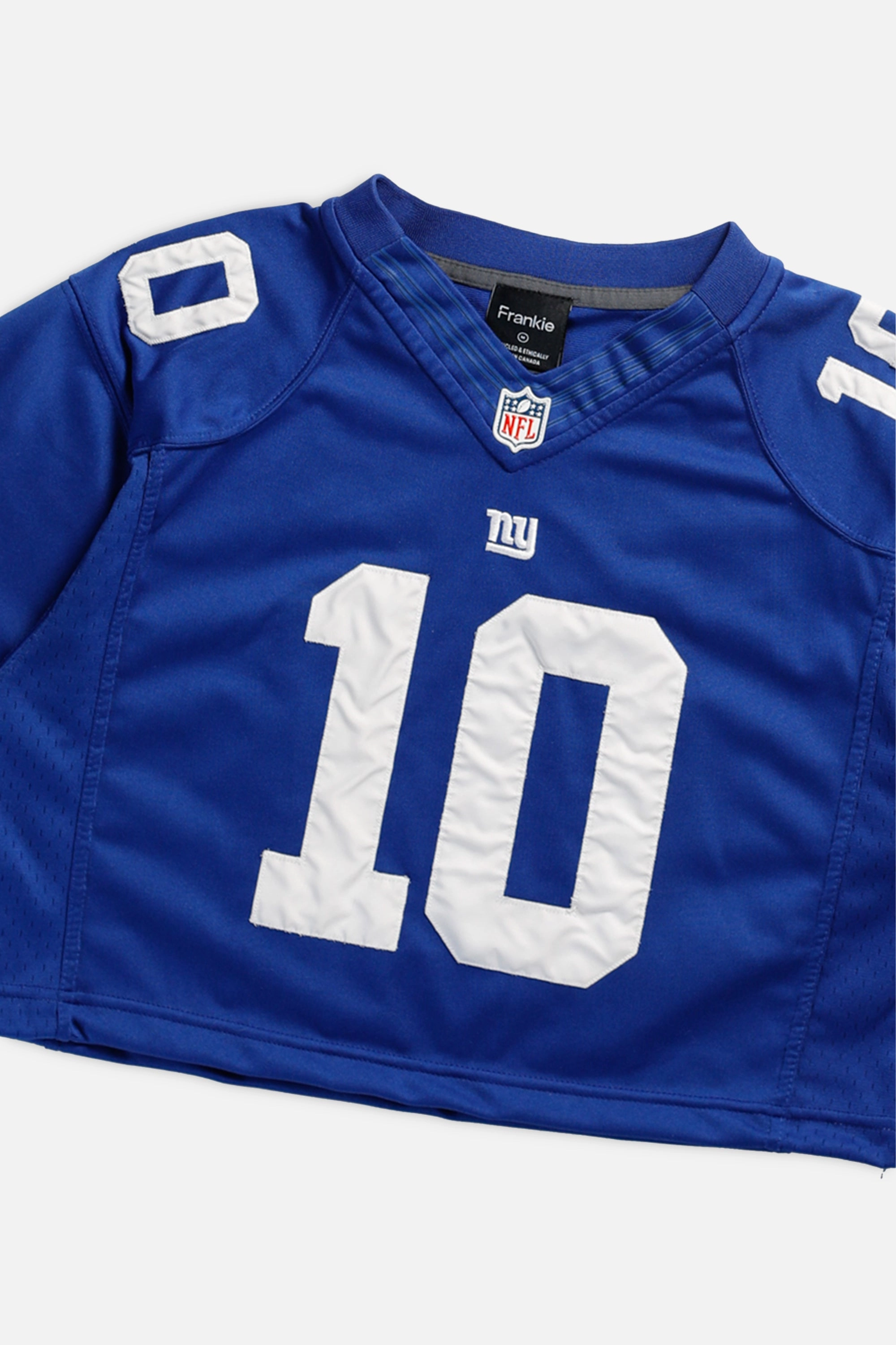 Rework Crop NY Giants NFL Jersey - M