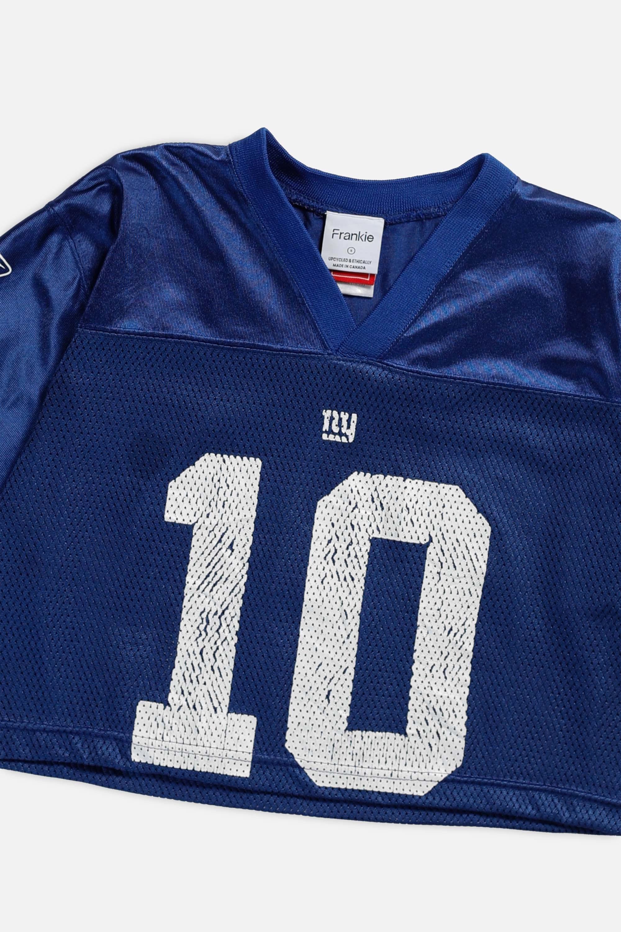 Rework NY Giants Crop NFL Jersey - S