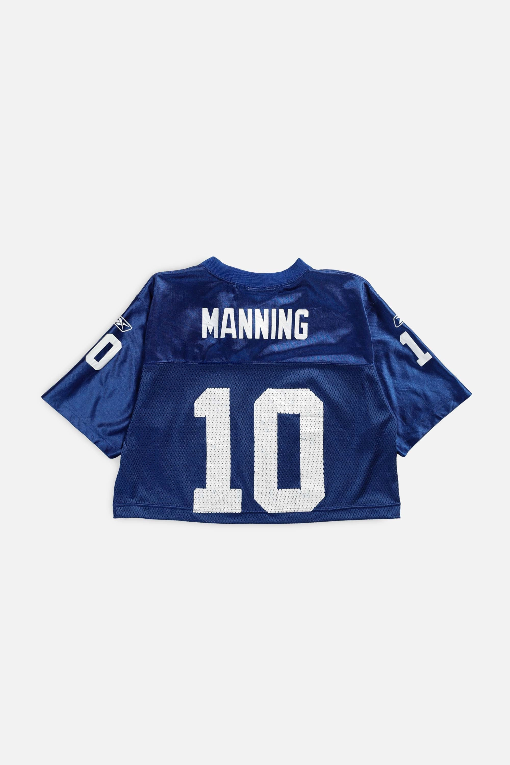 Rework NY Giants Crop NFL Jersey - S