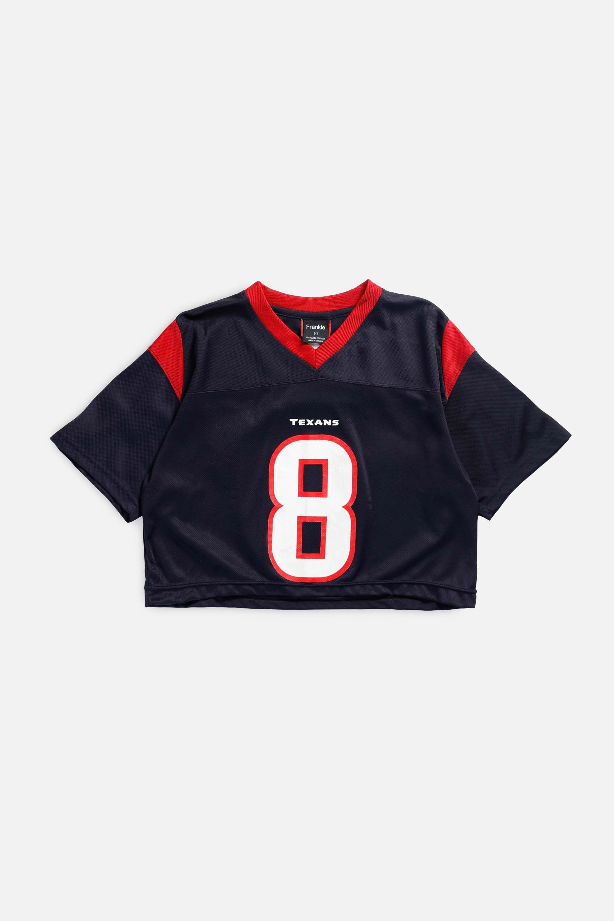 Rework Texans Crop NFL Jersey - L