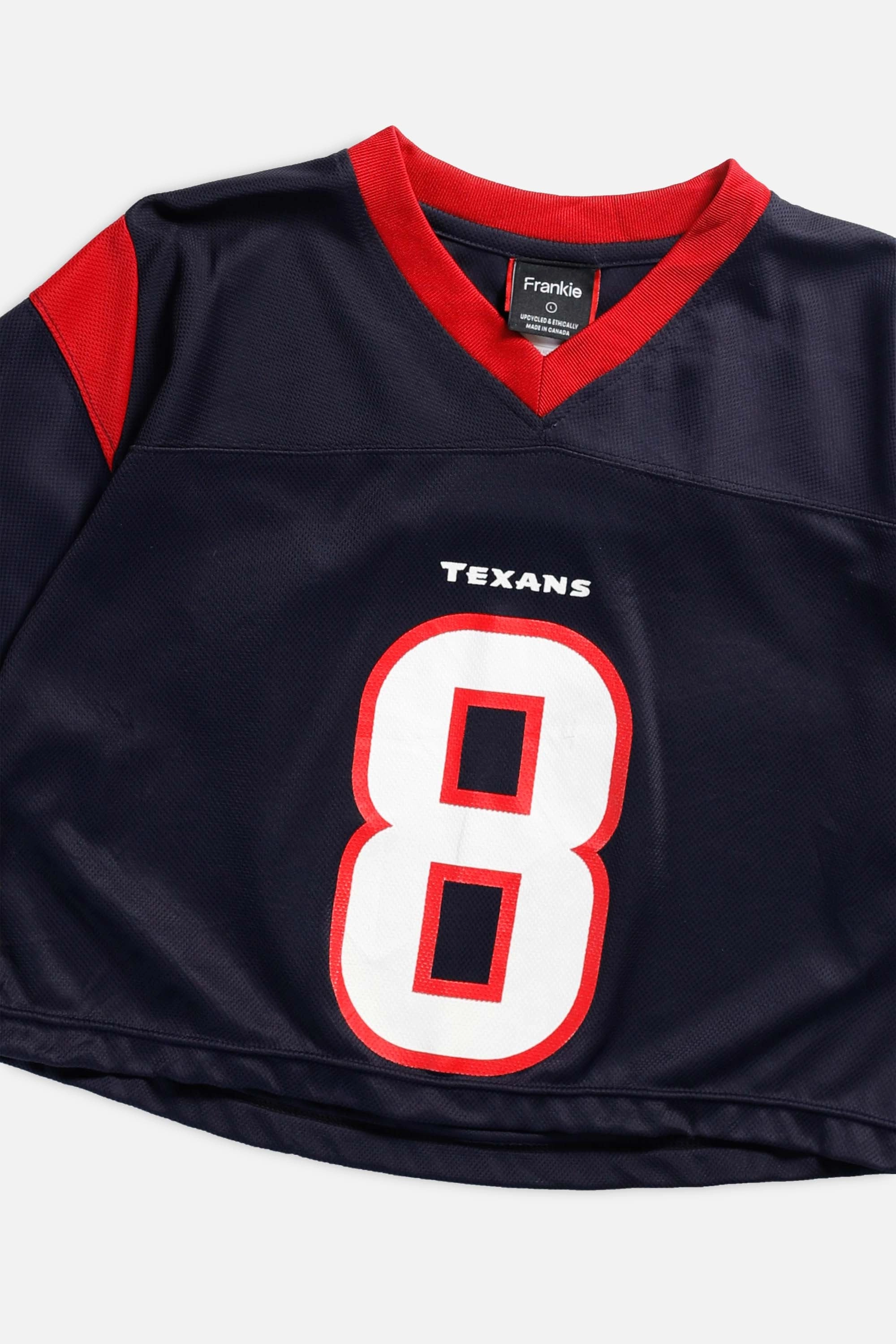 Rework Texans Crop NFL Jersey - L