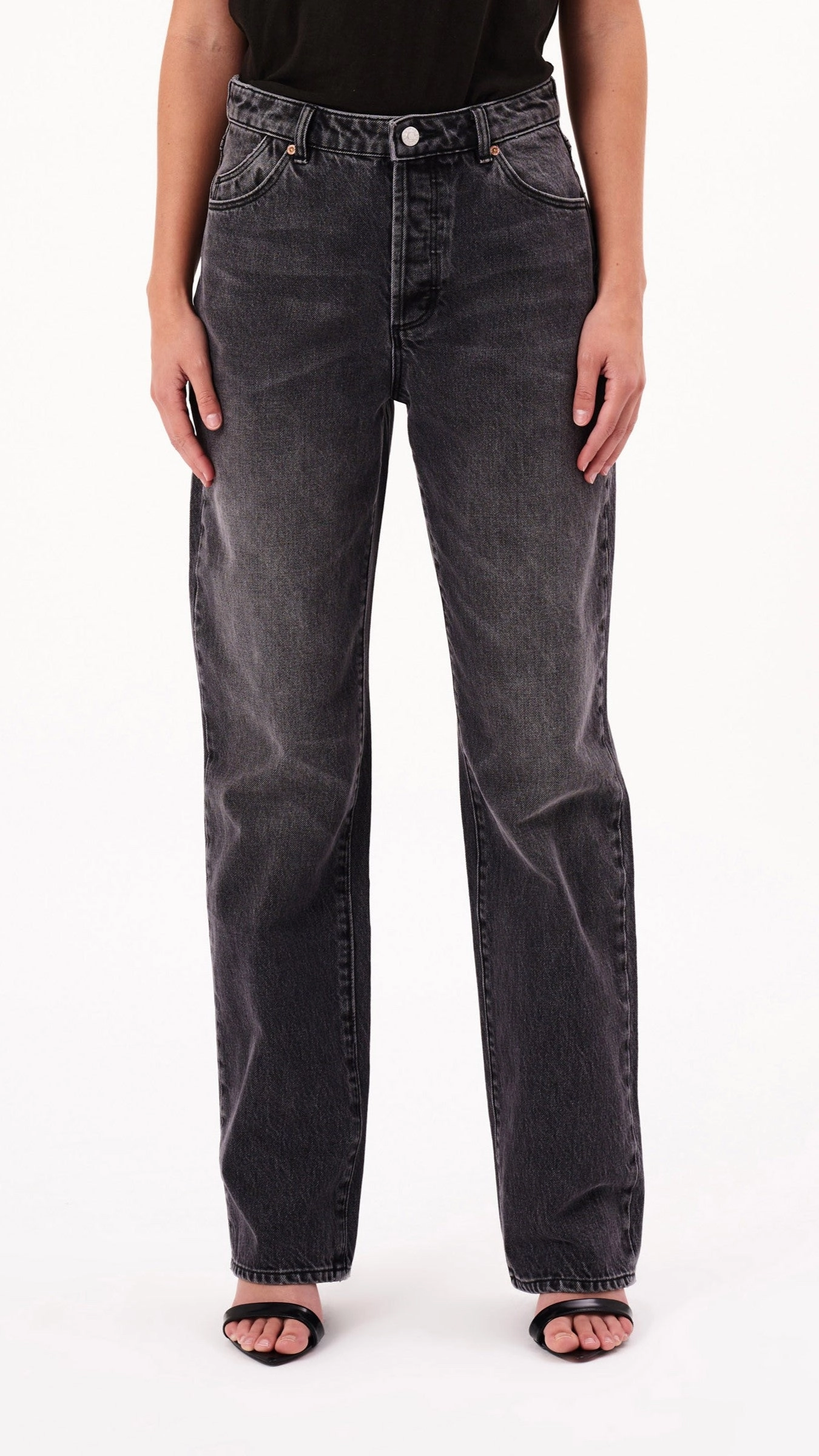 Rollas 90s Relaxed Jean - Vintage Black / Worn Black