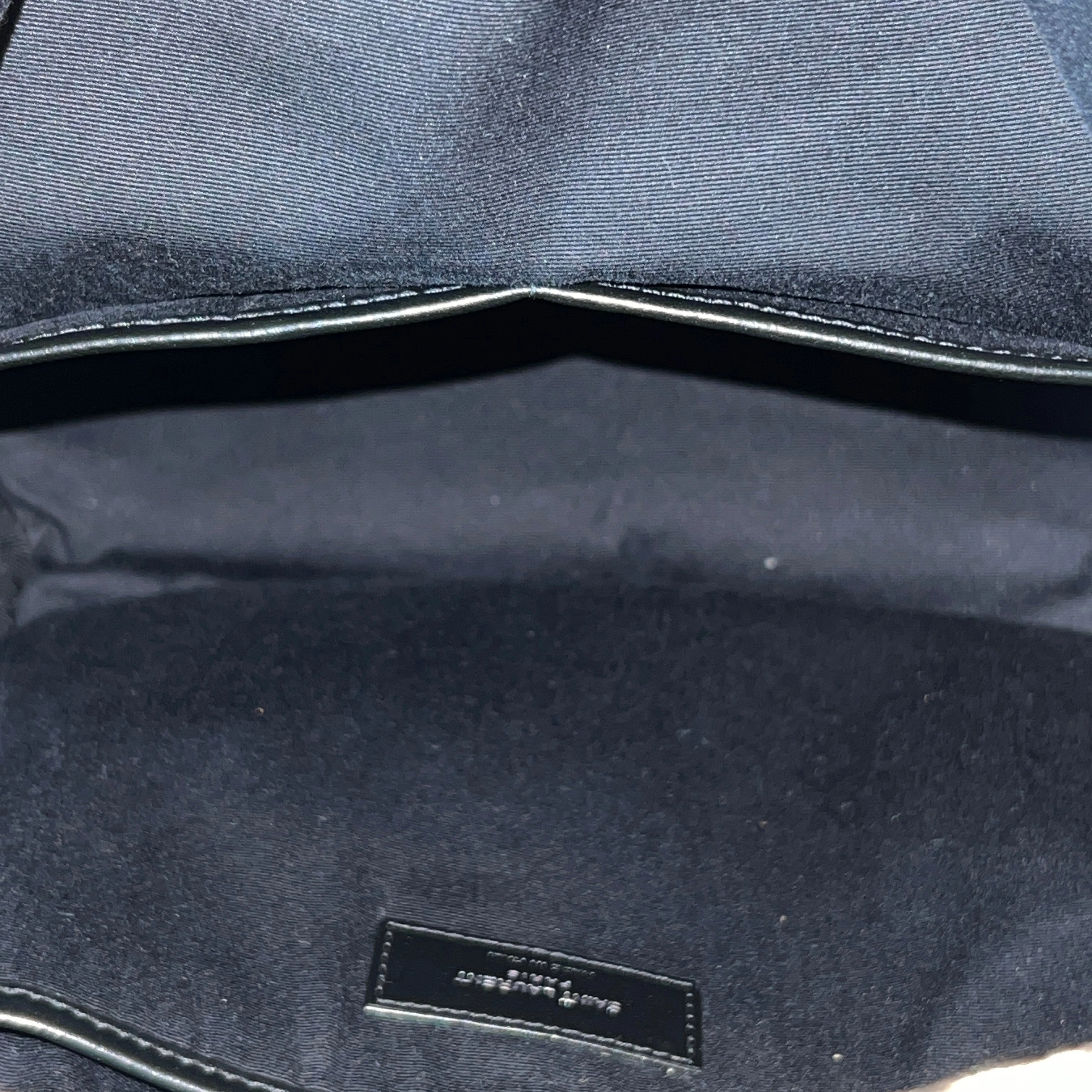 SAINT LAURENT City Bag Leopard Print Backpack