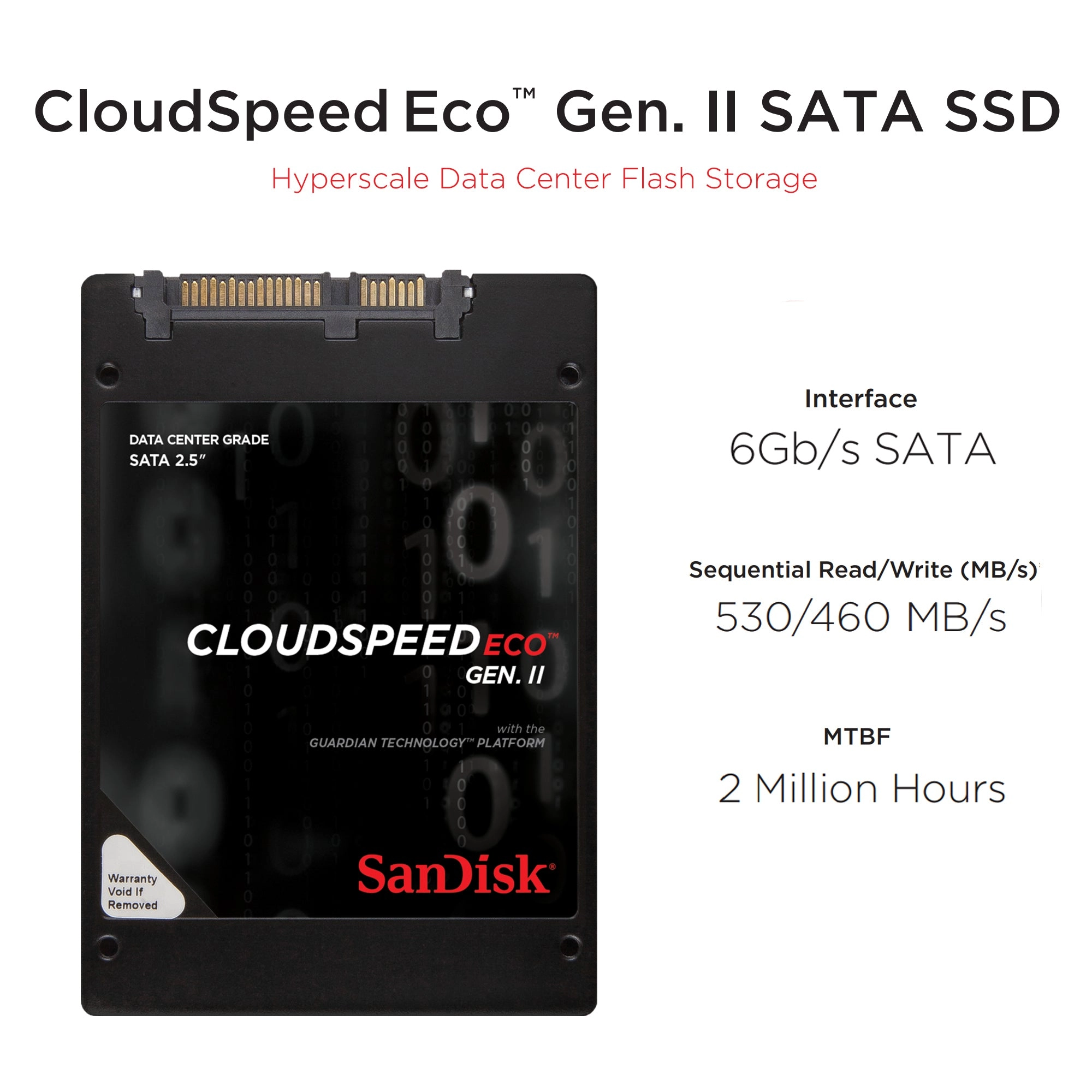 SanDisk CloudSpeed Eco Gen. II SDLF1DAR-960G-1HA1 960GB SATA 6Gb/s 2.5" SSD