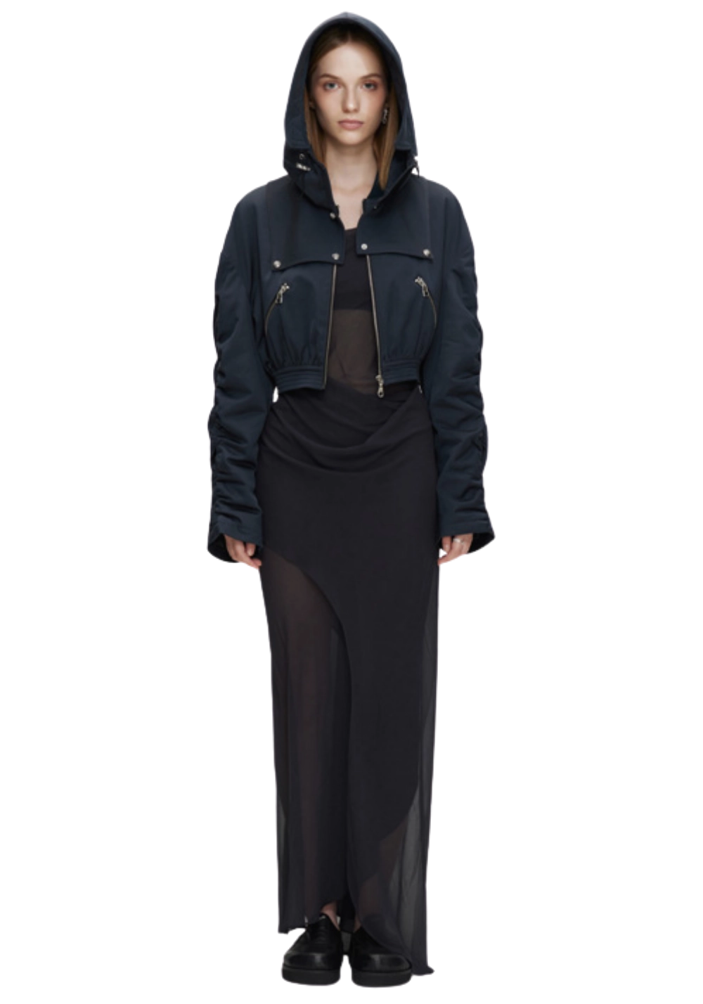 Satin Fisherman Jacket
