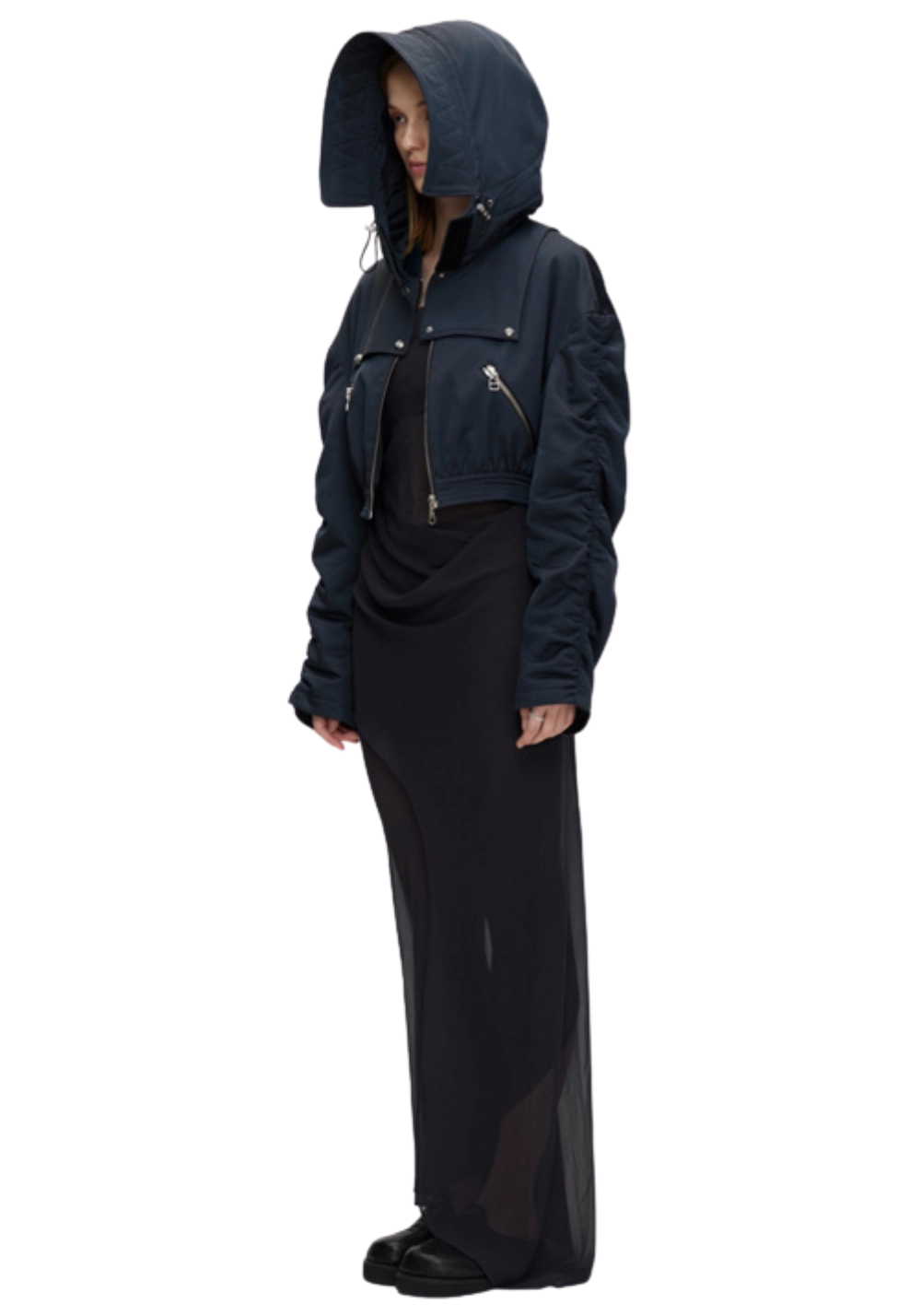 Satin Fisherman Jacket