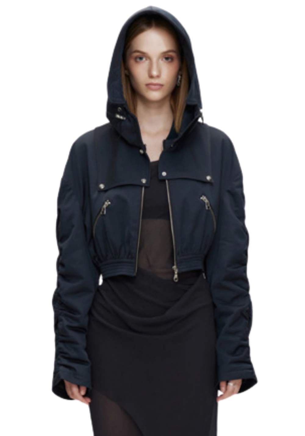 Satin Fisherman Jacket