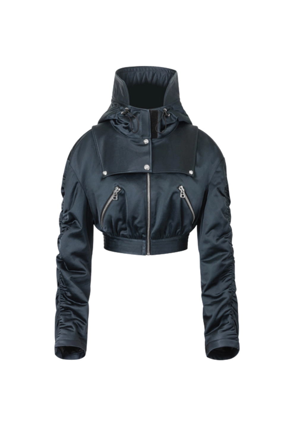 Satin Fisherman Jacket