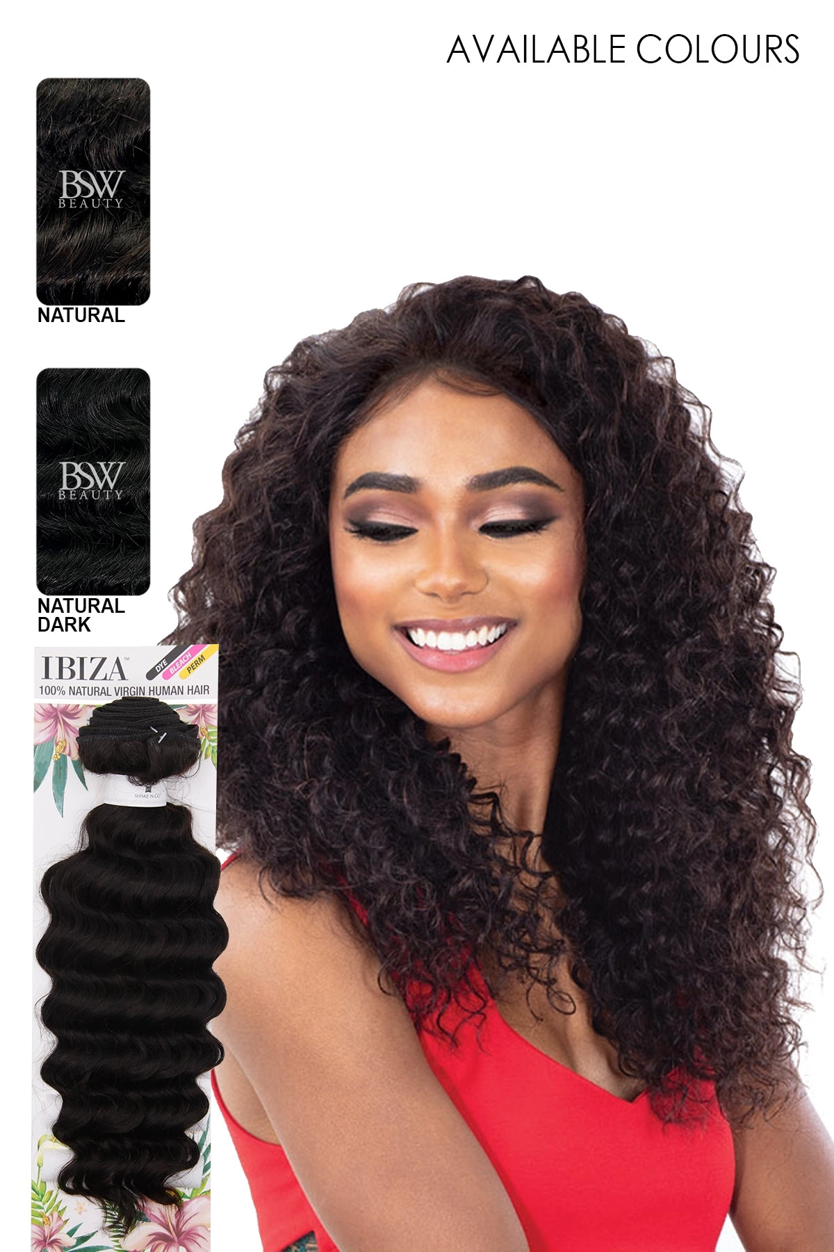 SHAKE N GO IBIZA 100% NATURAL VIRGIN HUMAN HAIR DEEP