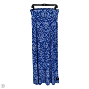 Skirt Maxi By Agnes & Dora In Blue & White, Size: S