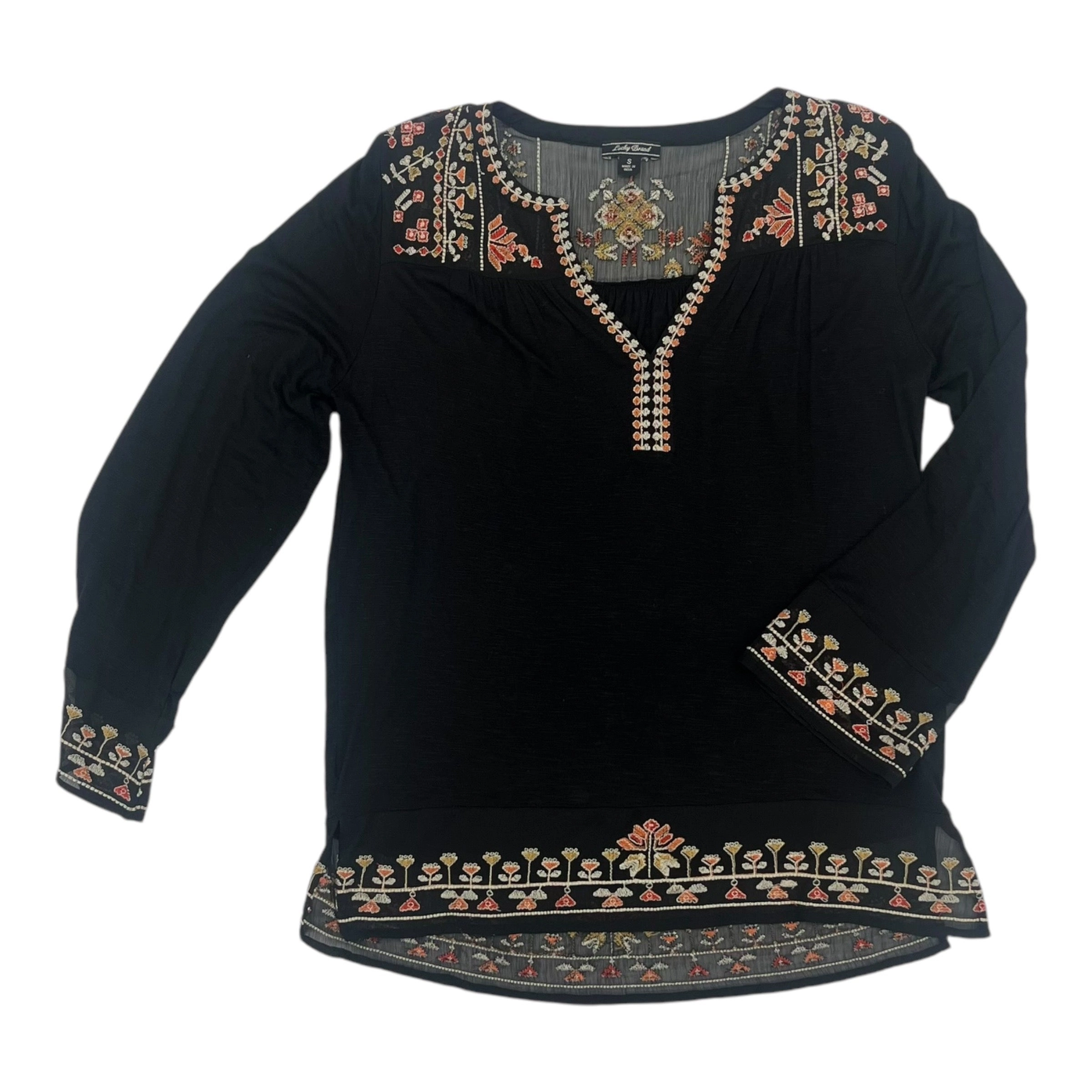 Top Ls By Lucky Brand In Black, Size:S