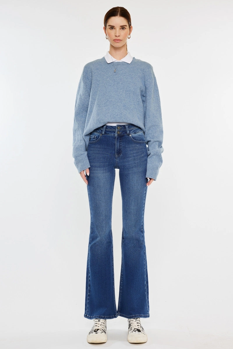 Vida High Rise Flare Jeans