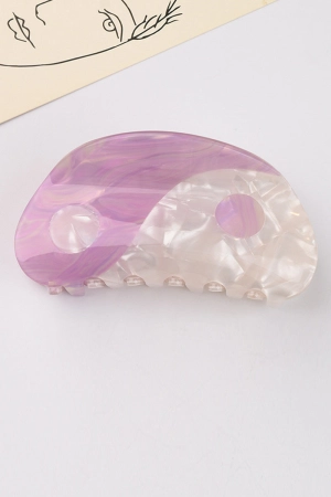 Yin Yang Hair Claw | Lavender | Hårspænde fra By Timm
