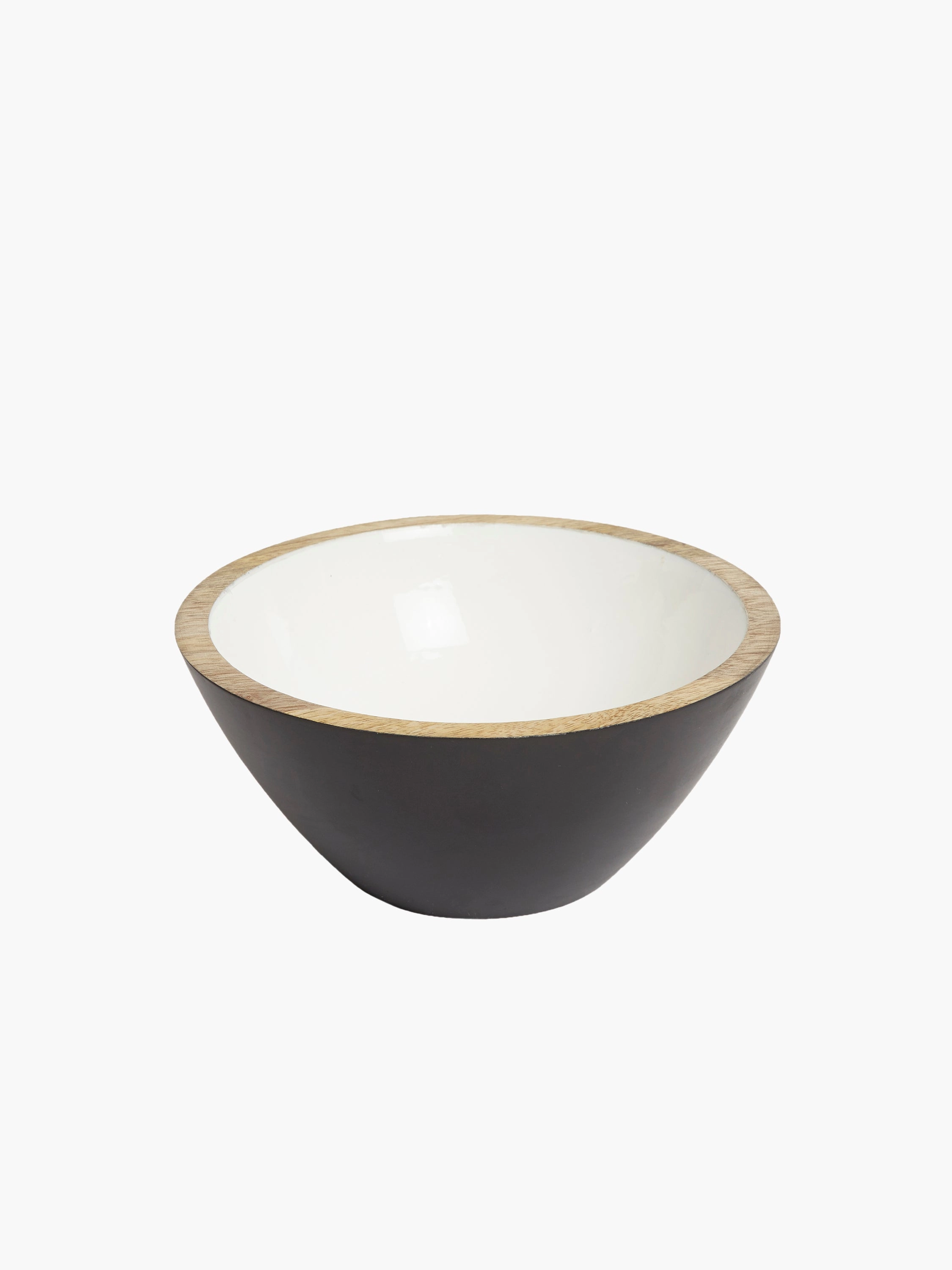 Yin Yang Large Wooden Bowl