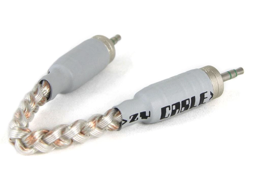 ZY HiFi Cable 3.5mm Male to Male Stereo Audio Cable Noah's Ark   Plug Canare F12 ZY-009 Silver